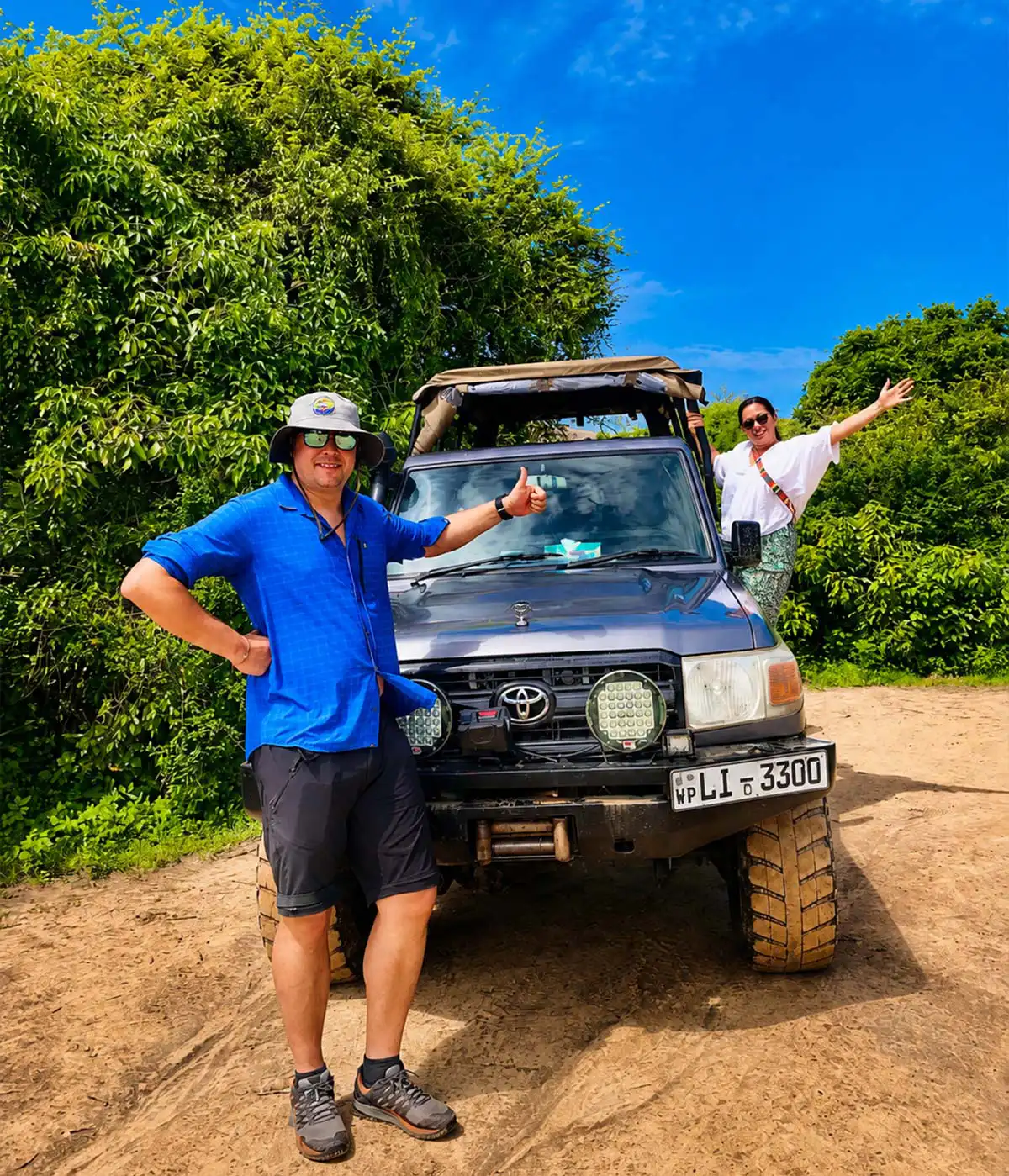 Experienced Yala safari driver with a private 4x4 safari jeep