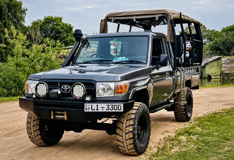 Toyota Land Cruiser safari vehicle